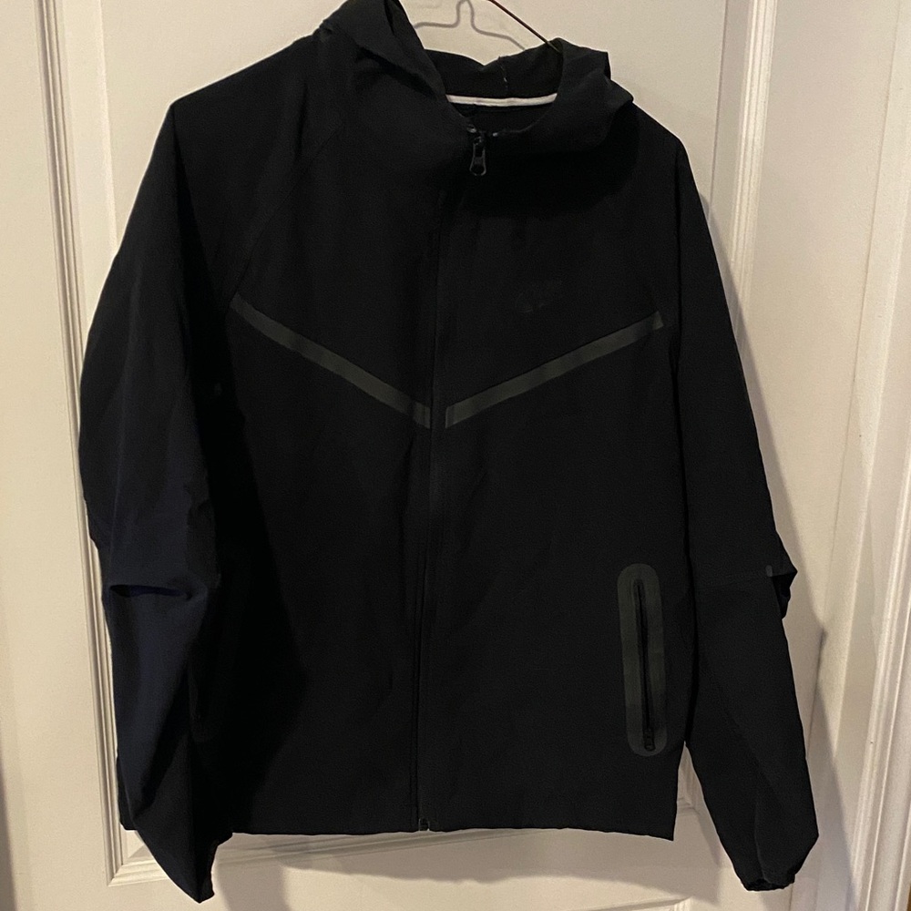 Boys Nike Tech Black Windbreaker Jacket